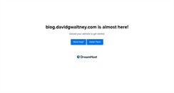Desktop Screenshot of blog.davidgwaltney.com